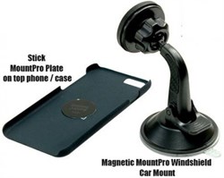 Автомобильный держатель магнитный Uniq Mountro Glass универсальный на торпеду/ стекло - фото 10815