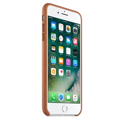 Оригинальный кожаный чехол-накладка Apple для iPhone 7 Plus/8 Plus, цвет «золотисто-коричневый» (MMYF2ZM/A) - фото 16419
