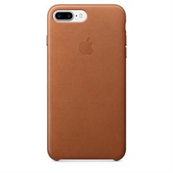 Оригинальный кожаный чехол-накладка Apple для iPhone 7 Plus/8 Plus, цвет «золотисто-коричневый» (MMYF2ZM/A) - фото 16425