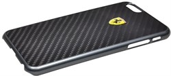 Чехол-накладка Ferrari для iPhone 6/6s plus Formula One Hard Real Crb Bk (Цвет: Чёрный) - фото 16488