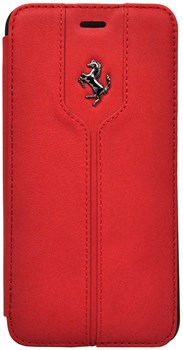 Чехол-книжка Ferrari для iPhone 6/6s plus Montecarlo Booktype Red (Цвет: Красный) - фото 16512