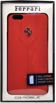 Чехол-накладка Ferrari для iPhone 6/6s plus Montecarlo Hard Red (Цвет: Красный) - фото 16548