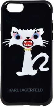 Чехол-накладка Karl Lagerfeld для iPhone 6/6s plus Monster Choupette Hard Black (Цвет: Чёрный) - фото 16593