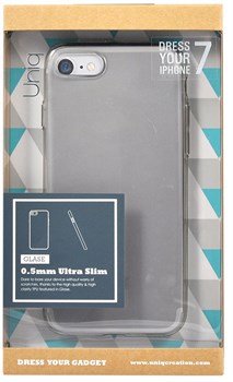 Чехол-накладка Uniq для iPhone 7/8 Glase Grey (Цвет: Серый) - фото 17424