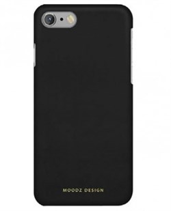Чехол-накладка Moodz для iPhone 7/8 Nubuck Hard Notte, цвет «черный» (MZ656075) - фото 17971