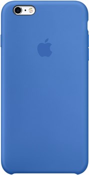 Оригинальный силиконовый чехол-накладка Apple для iPhone 6/6s Plus цвет «Кобальт» (MM6E2ZM/A) - фото 19691