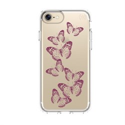 Чехол-накладка Speck Presidio + Print для iPhone 7/8,  дизайн brilliant butterflies rose gold/clear" (79991-5947) - фото 20809