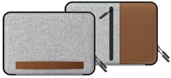 Чехол-сумка на молнии LAB.C Pocket Sleeve для ноутбука до 13", цвет "коричневый" (LABC-450-BR) - фото 21028