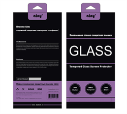 Защитное стекло Ainy Tempered Glass 2.5D для iPhone 6/6s PLUS (толщина 0.33 мм) - фото 21063