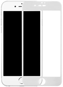 Защитное стекло Ainy Tempered Glass 2.5D Full Screen Cover 0.33mm для iPhone 6/6s (Защита до скругления, цвет "белый") - фото 21067