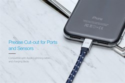 Чехол-накладка Just Mobile TENC для iPhone X (цвет прозрачно-черный) - фото 23179