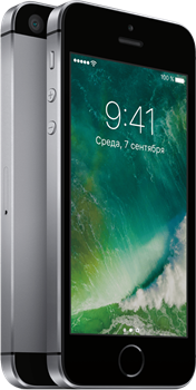 Смартфон Apple Iphone SE 16GB Space Gray  (серый) - фото 23437