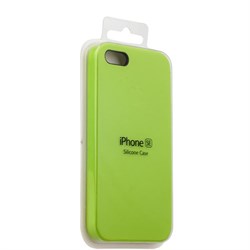 Чехол-накладка  силиконовый для iPhone 5/5s/SE цвет «Зеленый» (MKX32FE) - фото 23848