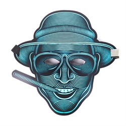 Крутая светодиодная маска с датчиком звука GeekMask "Vegas" (GM-VEGAS) - фото 24192