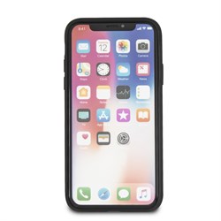 Чехол-Накладка Mercedes iPhone X/XS New Organic I Hard Leather, "Blue Abyss" (MEHCPXTHLNA) - фото 25157