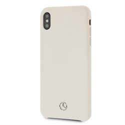 Чехол-Накладка Mercedes iPhone XS Max Silicone line Hard, "Beige" (MEHCI65SILBE) - фото 25184