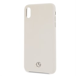 Чехол-Накладка Mercedes iPhone XS Max Silicone line Hard, "Beige" (MEHCI65SILBE) - фото 25185