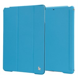 Чехол книжка JisonCase для Apple iPad Air (Голубой)