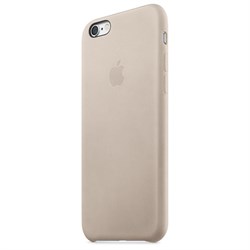 Оригинальный кожаный чехол-накладка Apple для iPhone 6/6s цвет «коричневый» (MKXR2ZM/A) - фото 7848