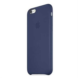 Оригинальный кожаный чехол-накладка Apple для iPhone 6/6s цвет «Синий» (MGR32ZM/A) - фото 8590