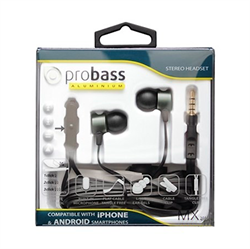 Наушники-вкладыши Probass MX201 с гарнитурой - фото 9425