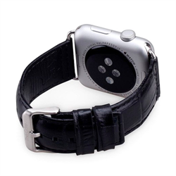 Ремешок кожаный The Core Crocodile Leather Band для Apple Watch 42mm - фото 9848