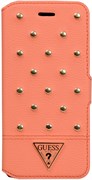 Чехол-книжка Guess для iPhone 6/6s plus Tessi Booktype Coral (Цвет: Розовый)