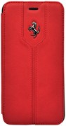 Чехол-книжка Ferrari для iPhone 6/6s plus Montecarlo Booktype Red (Цвет: Красный)