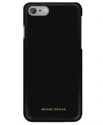 Чехол-накладка Moodz для iPhone 7/8 Soft leather Hard Notte,  цвет «черный» (MZ655730)