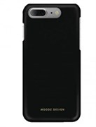 Чехол-накладка Moodz для iPhone 7 Plus/8 Plus  Soft leather Hard Notte, цвет «черный» (MZ655732)