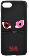 Чехол-накладка Lagerfeld iPhone 7/8 Choupette in love 2 Hard PU, цвет «черный» (KLHCP7CL2BK)