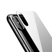 Заднее защитное закаленное стекло для Apple iPhone X, цвет &quot;белый&quot;
