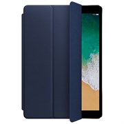 Чехол-обложка кожаная Apple Smart Cover для iPad Pro 10.5", цвет "темно-синий" (MPUA2ZM/A)