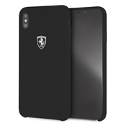 Чехол-Накладка Ferrari iPhone XS Max Heritage W Hard Leather &quot;Black&quot; (FEHDEHCI65BK)
