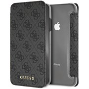 Чехол-Книжка Guess iPhone XS Max 4G Charms collection Booktype &quot;Grey&quot; (GUFLBKI65GF4GGR)