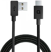 Кабель Nonda ZUS Type-C to USB-A с кевларовой оплёткой 120 см, цвет &quot;черный&quot; (UC33BKRN)
