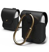 Чехол Elago для AirPods Genuine leather case (Чёрный) (EAPLE-BK)