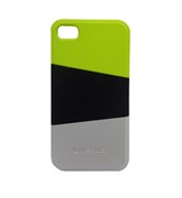 Пластиковый чехол Verus Triplex Case (green/black/gray) для iphone 4 / 4s