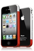 Бампер SGP Case Linear EX Meteor Dante Red для iPhone 4/4S