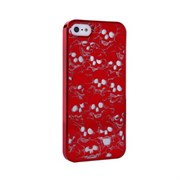 Пластиковый дизайн чехол-накладка Marc Jacobs Skulls Red для iPhone 5