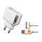 Сетевой адаптер Unplug Dual USB + USB кабель для Apple 30-pin, 220B (TC2000IPH) - фото 12290