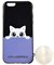 Чехол-накладка Lagerfeld для iPhone 6/6S K-Peek A Boo Hard TPU Blue/Black (Цвет: Голубой/Чёрный)