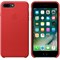 Оригинальный кожаный чехол-накладка Apple для iPhone 7 Plus/8 Plus, цвет «(PRODUCT)RED» (MMYK2ZM/A) - фото 17800