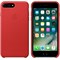 Оригинальный кожаный чехол-накладка Apple для iPhone 7 Plus/8 Plus, цвет «(PRODUCT)RED» (MMYK2ZM/A) - фото 17802