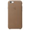 Оригинальный кожаный чехол-накладка apple для iPhone 6/6S Plus, цвет «коричневый» (MKX92ZM/A) - фото 19730