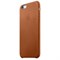 Оригинальный кожаный чехол-накладка Apple для iPhone 6/6s Plus цвет «золотисто-коричневый» (MKXC2ZM/A) - фото 19772