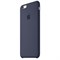Оригинальный силиконовый чехол-накладка Apple для iPhone 6/6s Plus цвет «тёмно-синий» (MKXL2ZM/A) - фото 7763