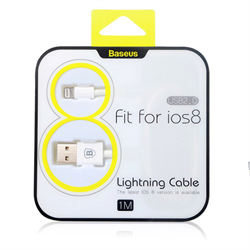USB Кабель Lightning BASEUS для iPhone 5/5S/5C/6/6Plus 100 см - фото 10450