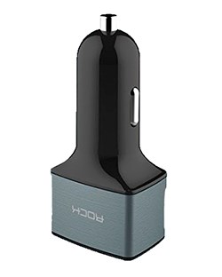 Автомобильное зарядное устройство Rock Motor Car Charger 3 USB 4.8A (RCC0104) - фото 12662