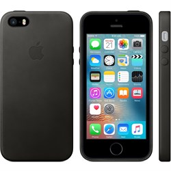 Оригинальный чехол-накладка Apple Leather Case кожаный для iPhone SE - фото 13146